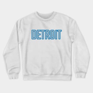 Detroit Lions Colors BACK PRINT Crewneck Sweatshirt